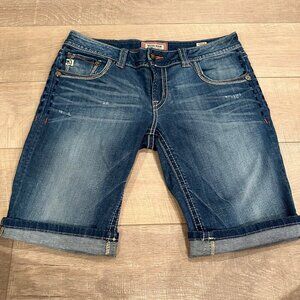 MEK DNM USA WOMENS DENIM PUSHKAR JORTS SHORTS SIZE 30